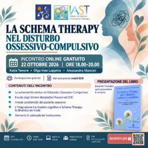 Schema Therapy e DOC: la relazione e i bisogni emotivi insoddisfatti al centro della cura locandina schema therapy per il doc